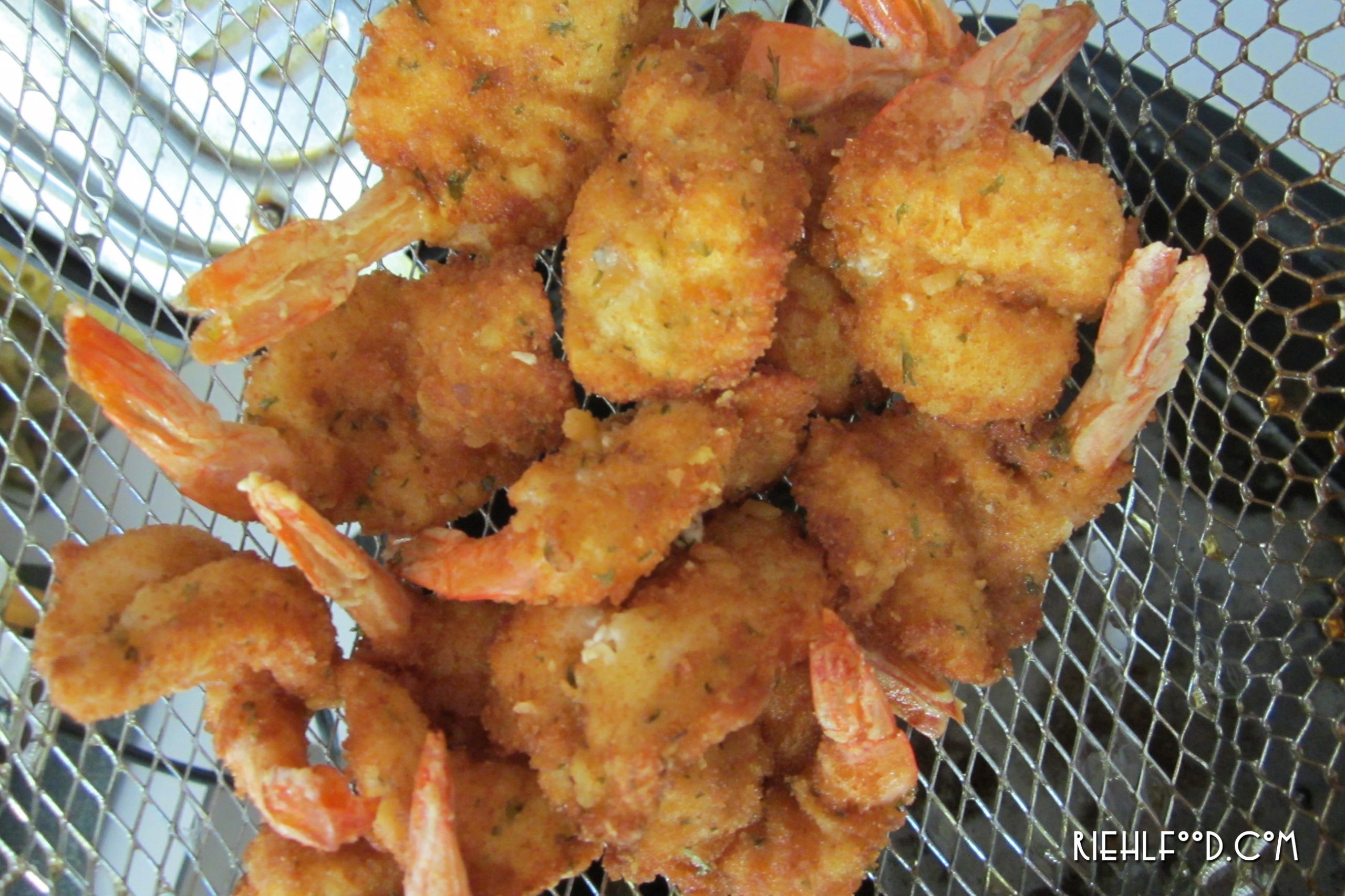 Fried Fantail Shrimp