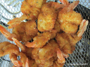 Fried Fantail Shrimp