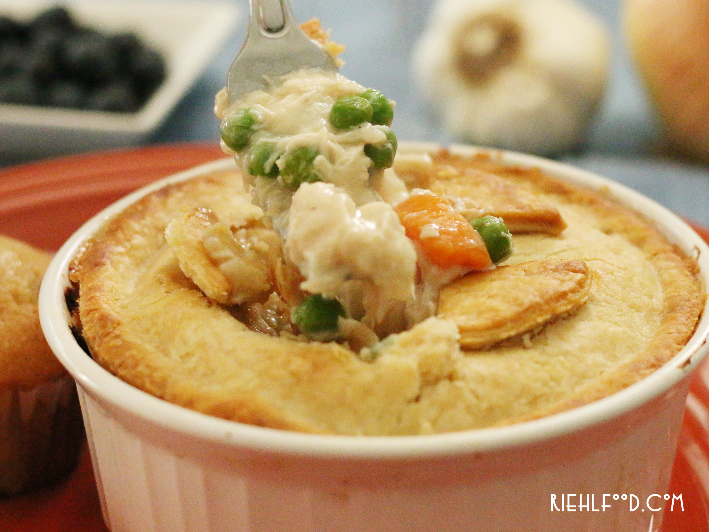 Chicken Pot Pie w/Celery Seed Crust