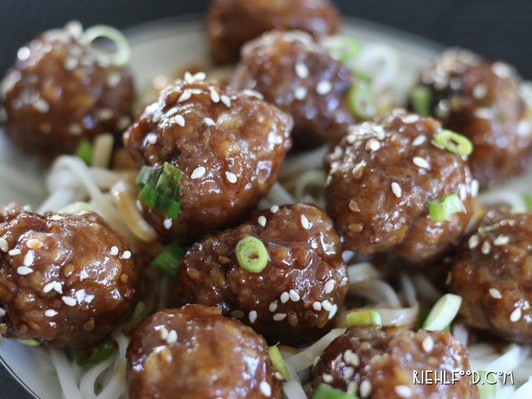 Teriyaki Meatballs | RiehlFood.com