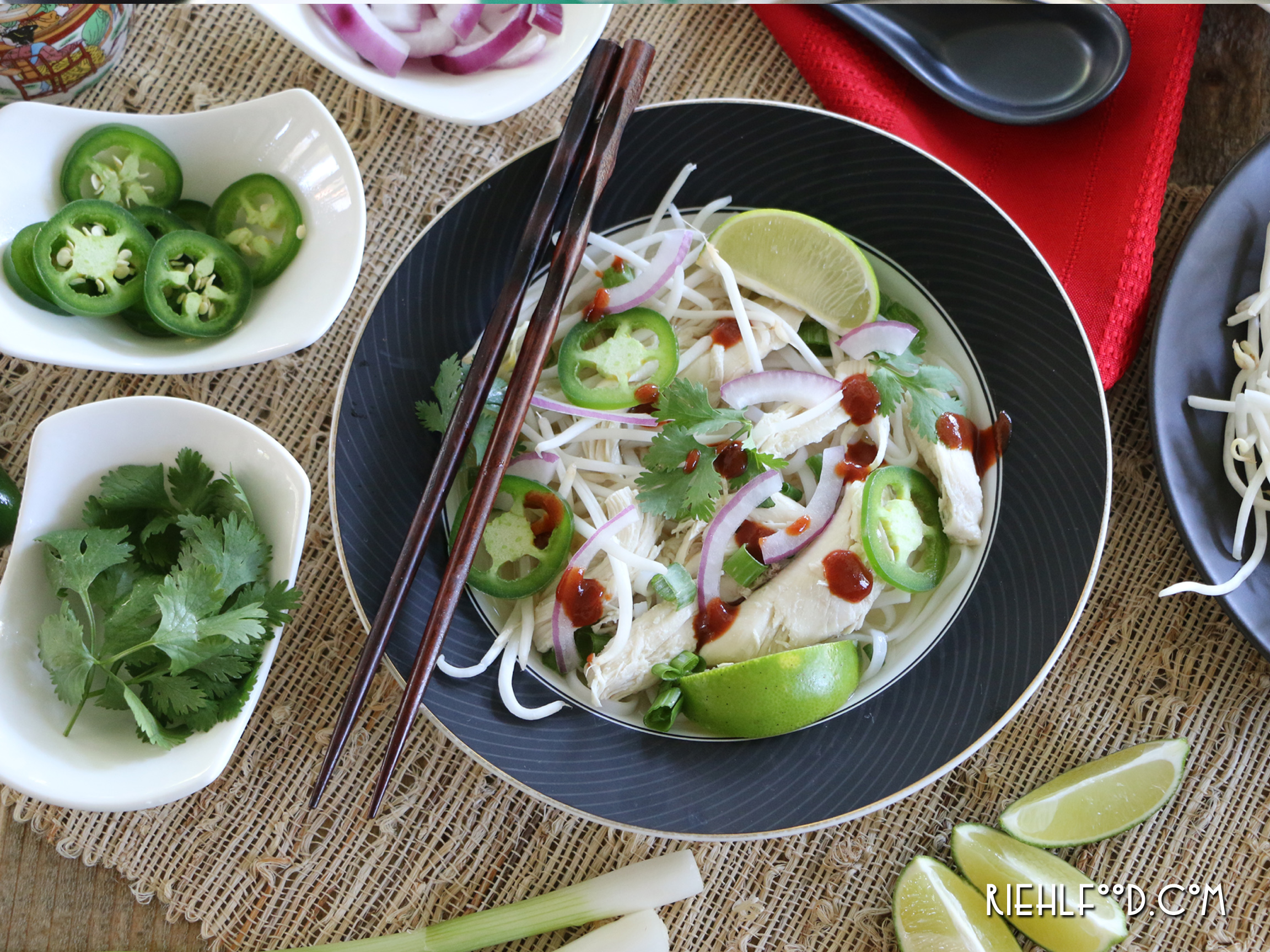 Pho – Vietnamese Chicken Noodle Soup | RiehlFood.com