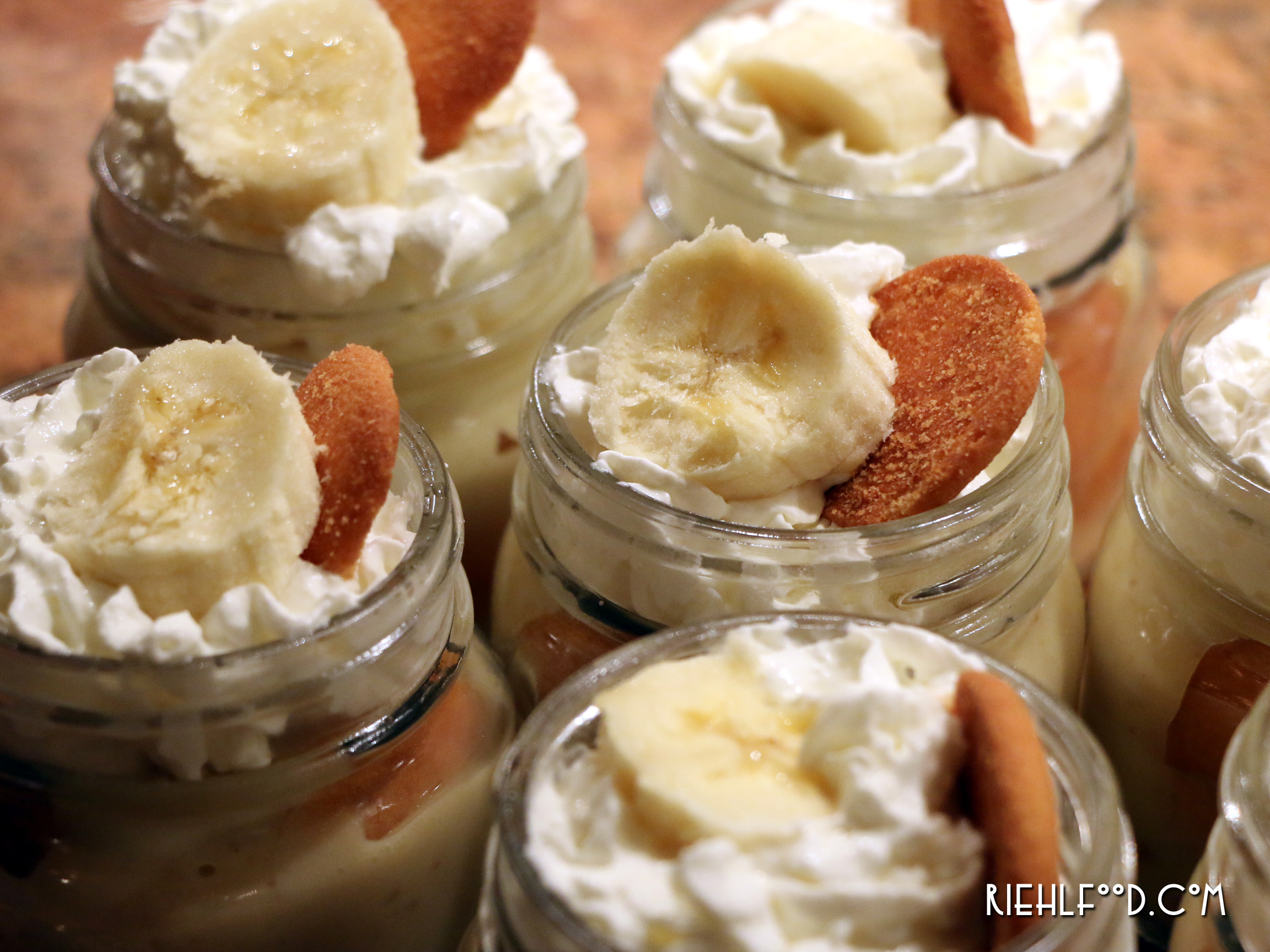 Banana Cream Pudding in a Jar