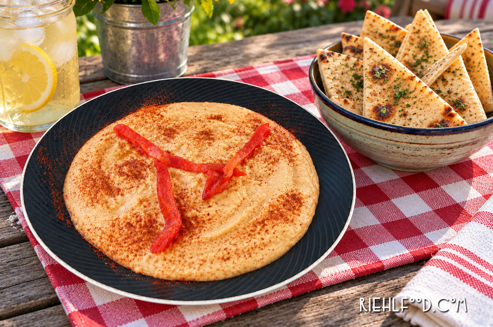 Roasted Red Pepper Hummus