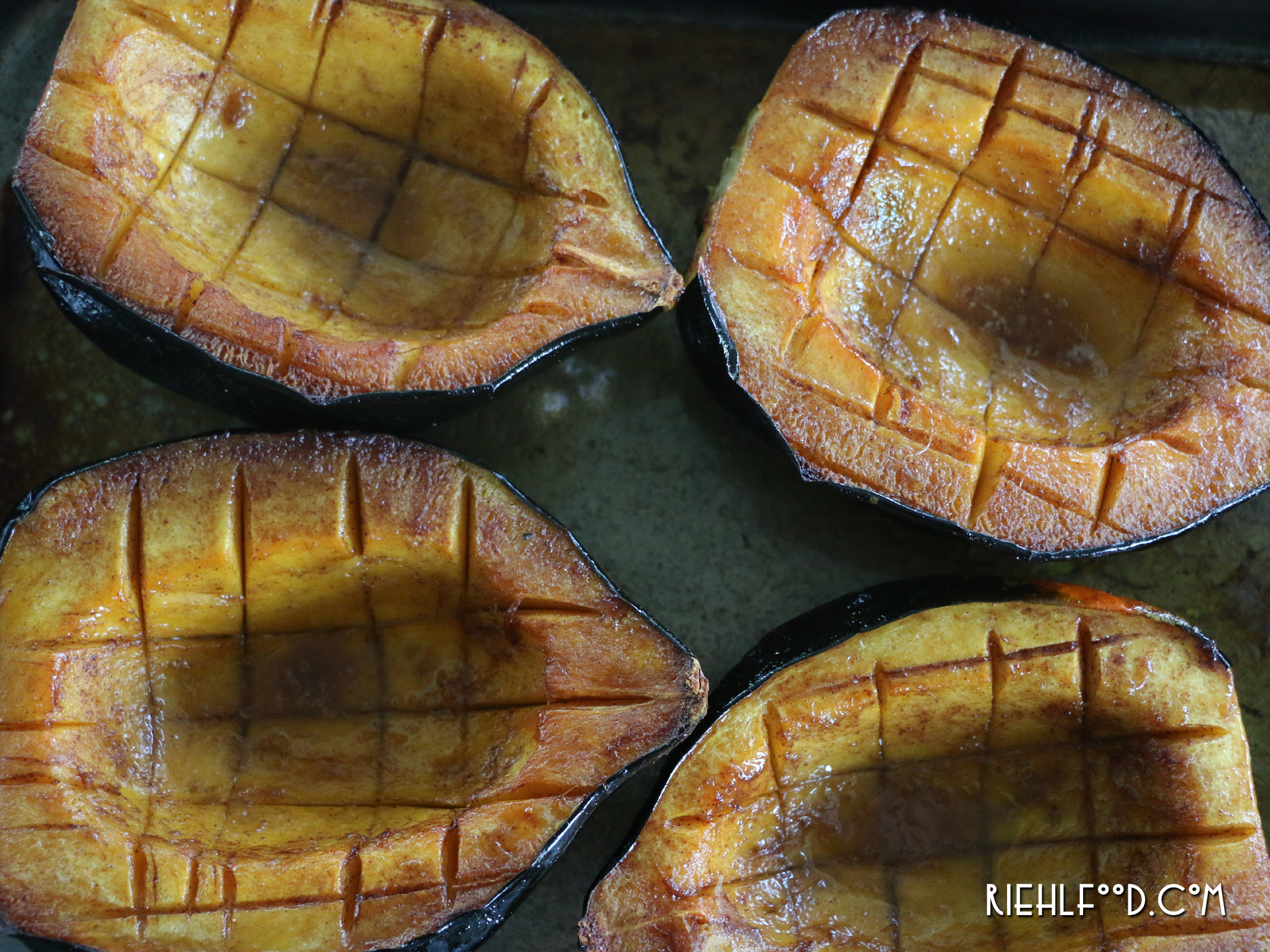 Acorn Squash w/Butter & Brown Sugar