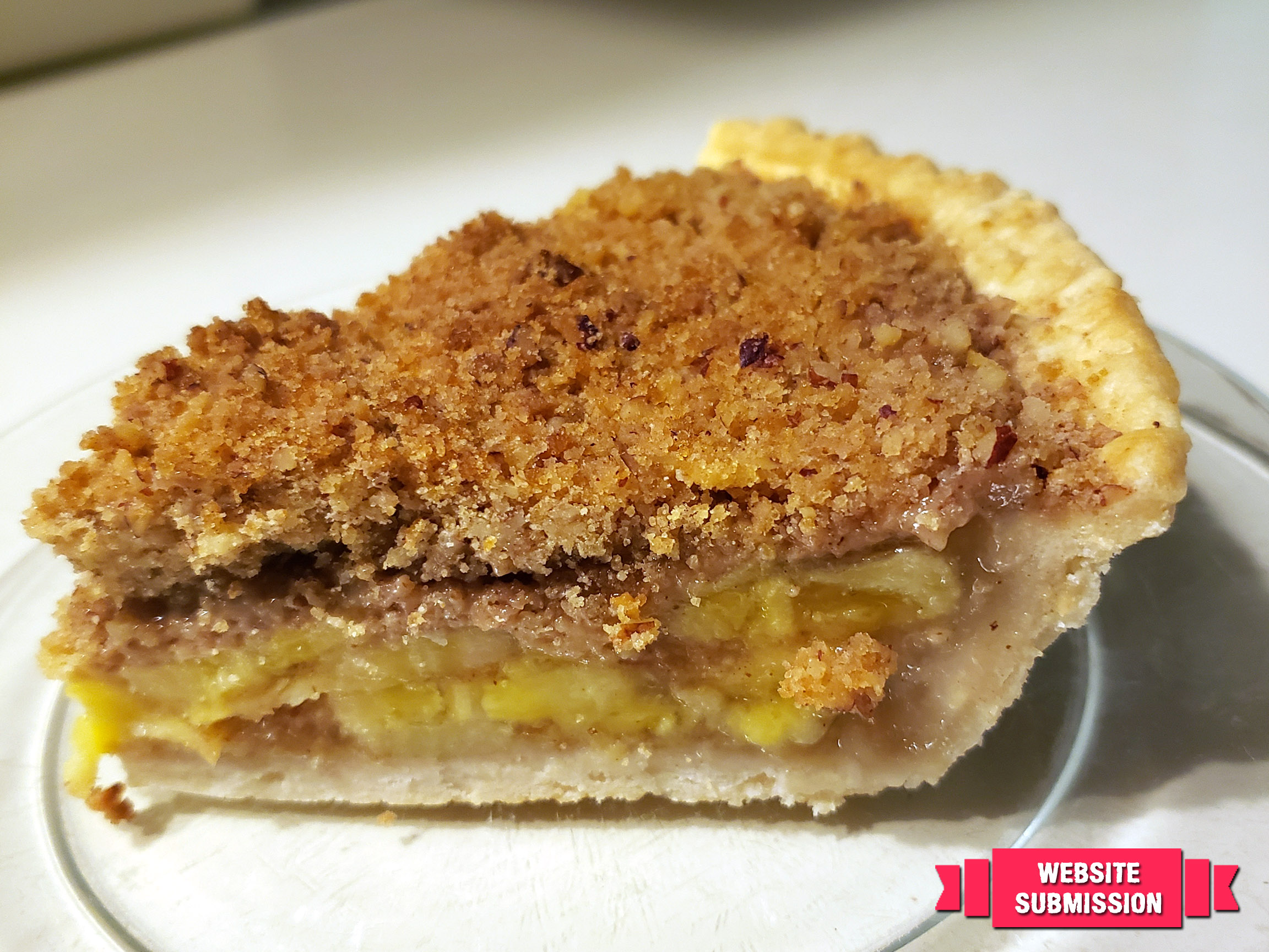 Banana Streusel Pie