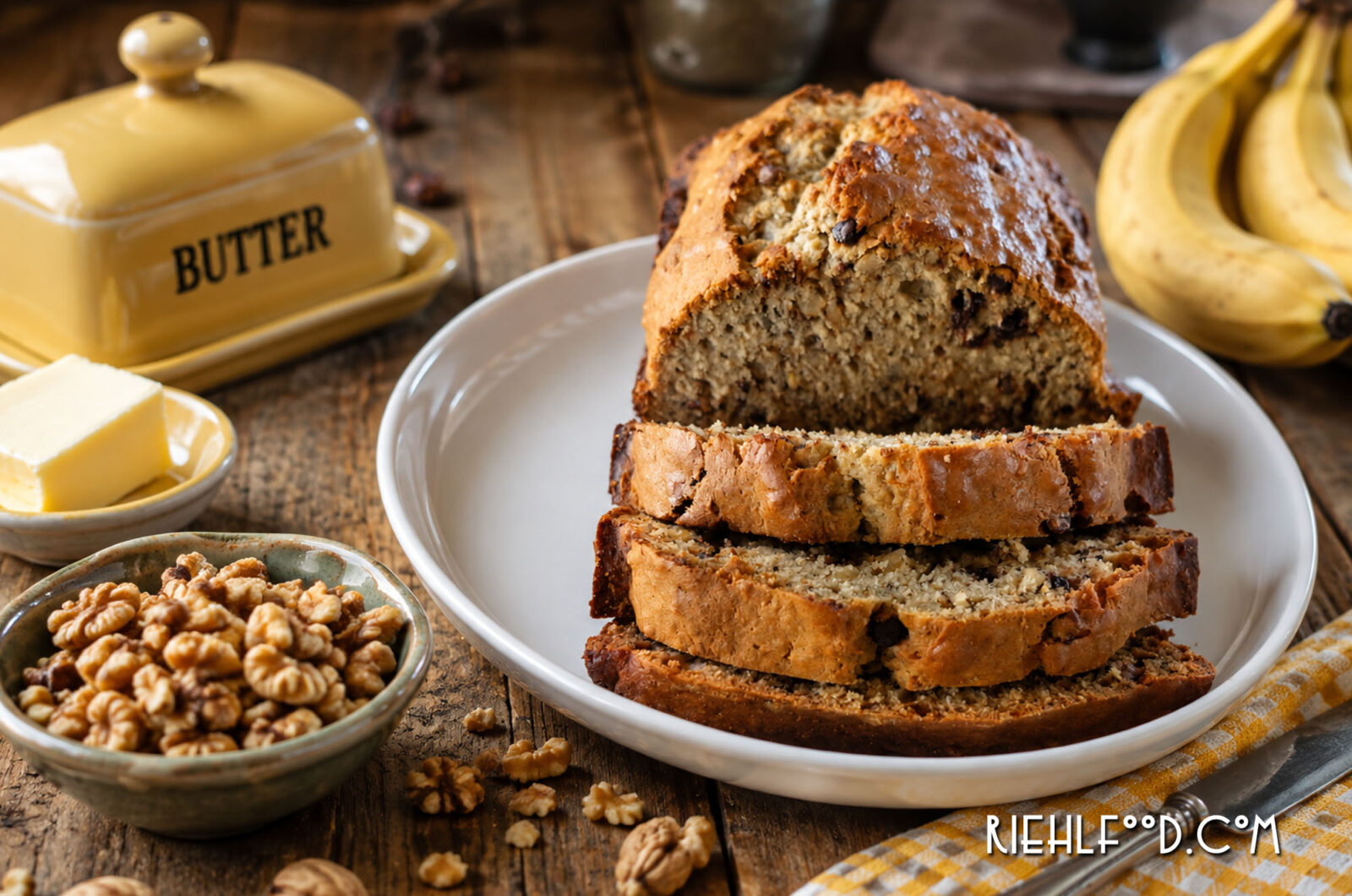 Banana Nut Bread w/Chocolate Chips