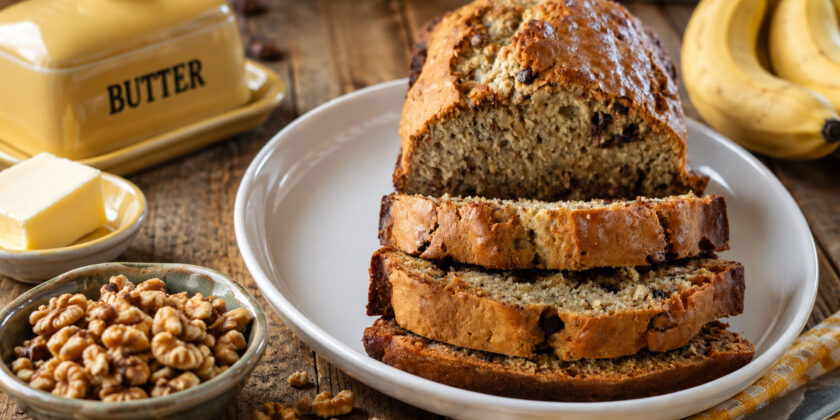 Banana Nut Bread w/Chocolate Chips