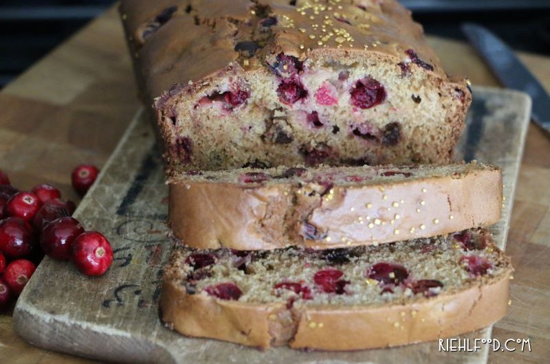 Cranberry Bread w/ Chocolate Chips