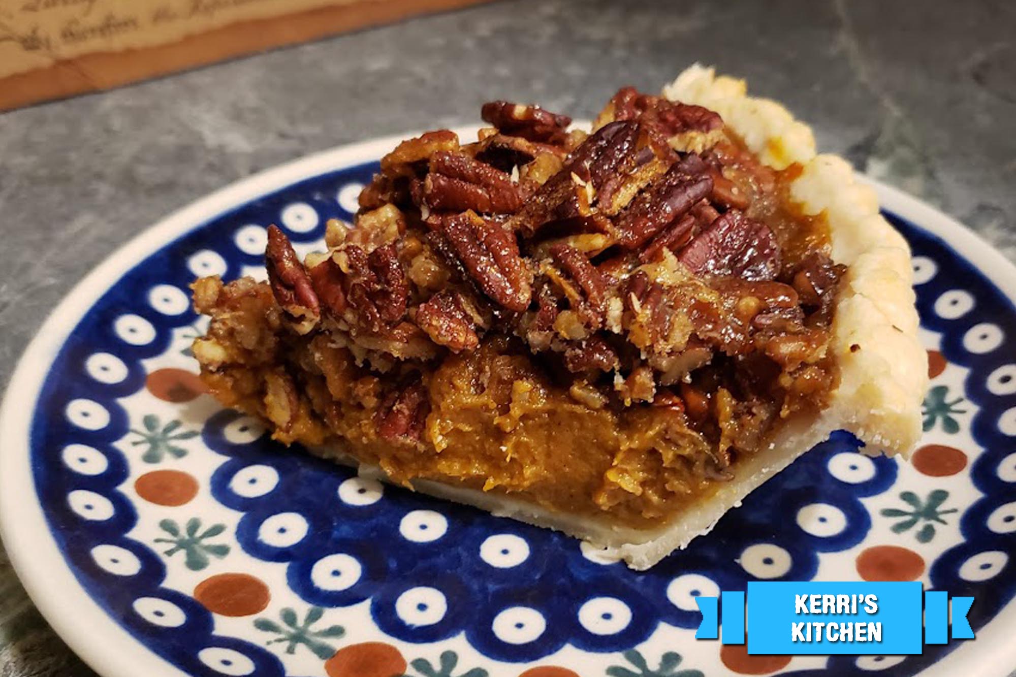 Pumpkin Pecan Pie