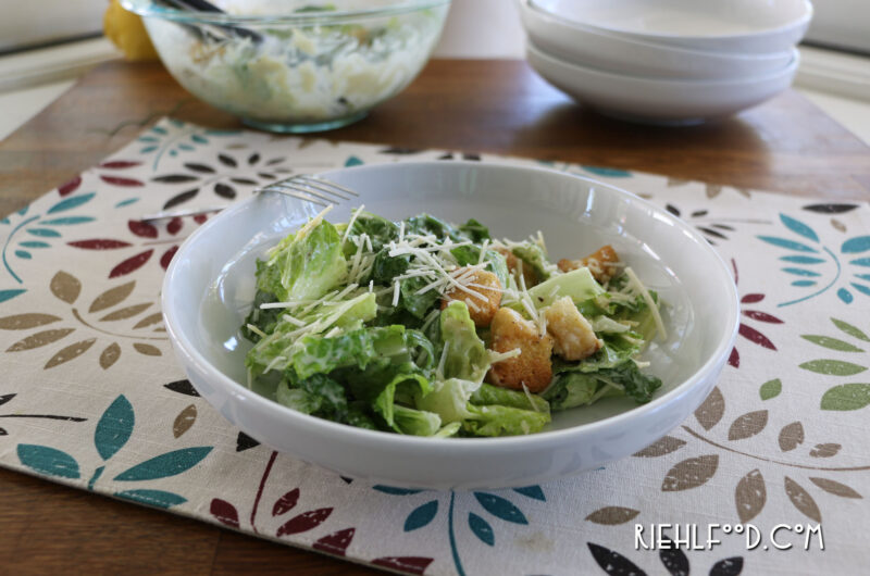 Creamy Caesar Salad Dressing