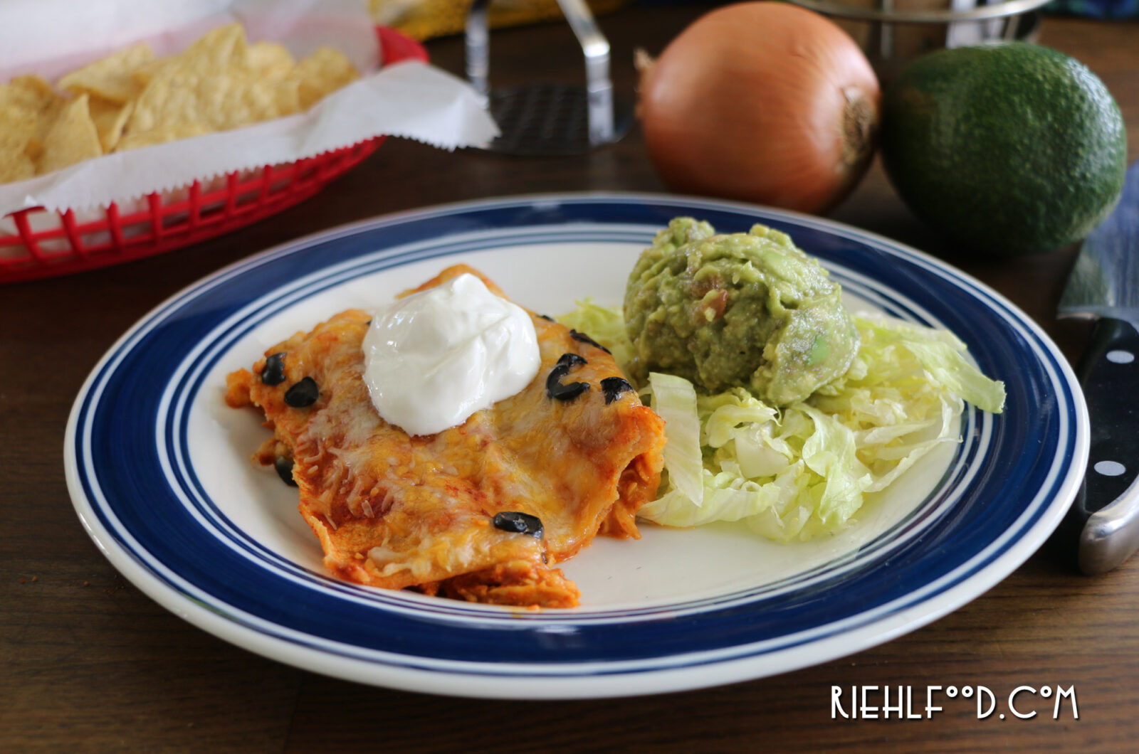 Chicken Cheese Enchiladas