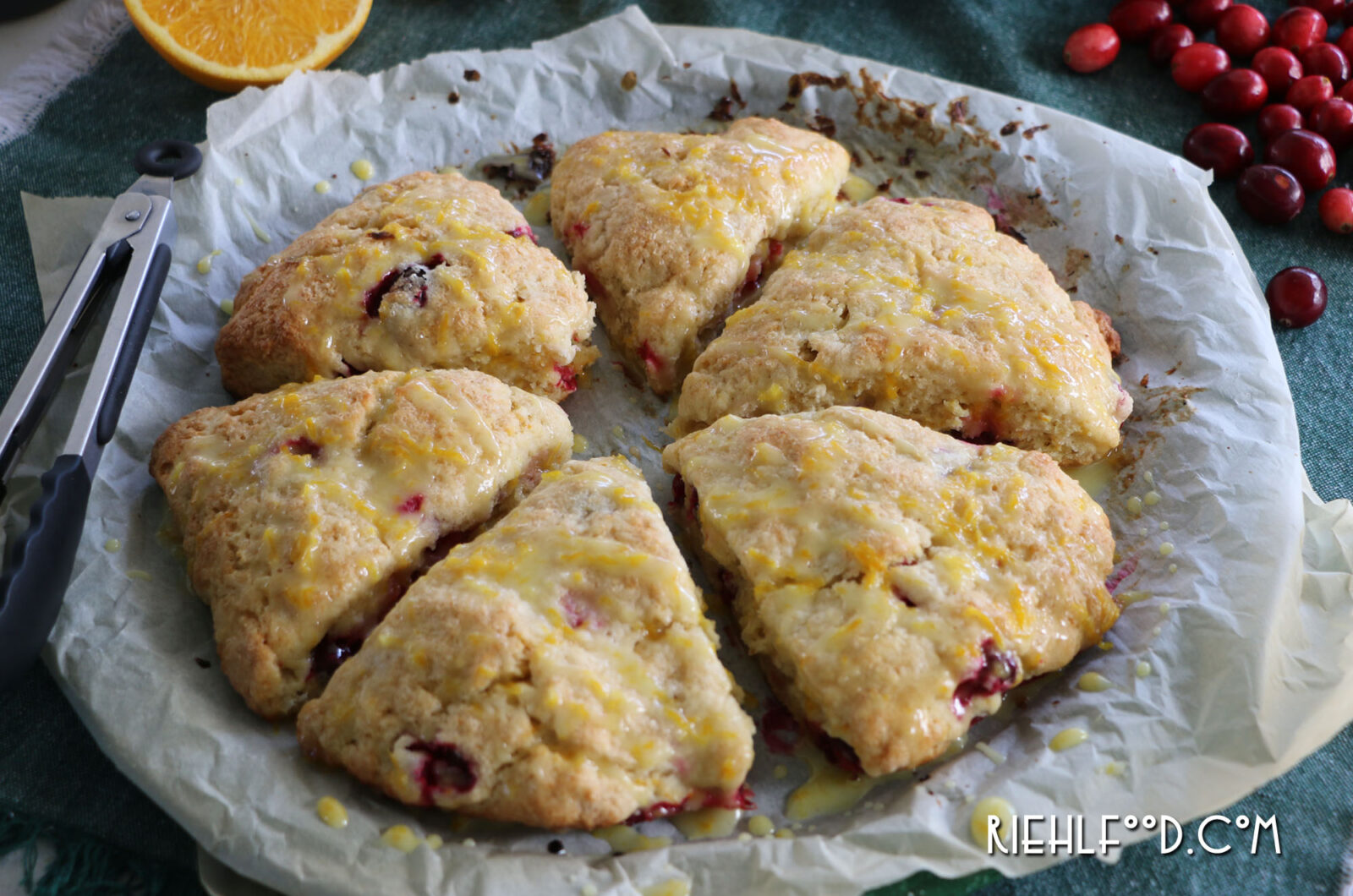 Cranberry Orange Scones