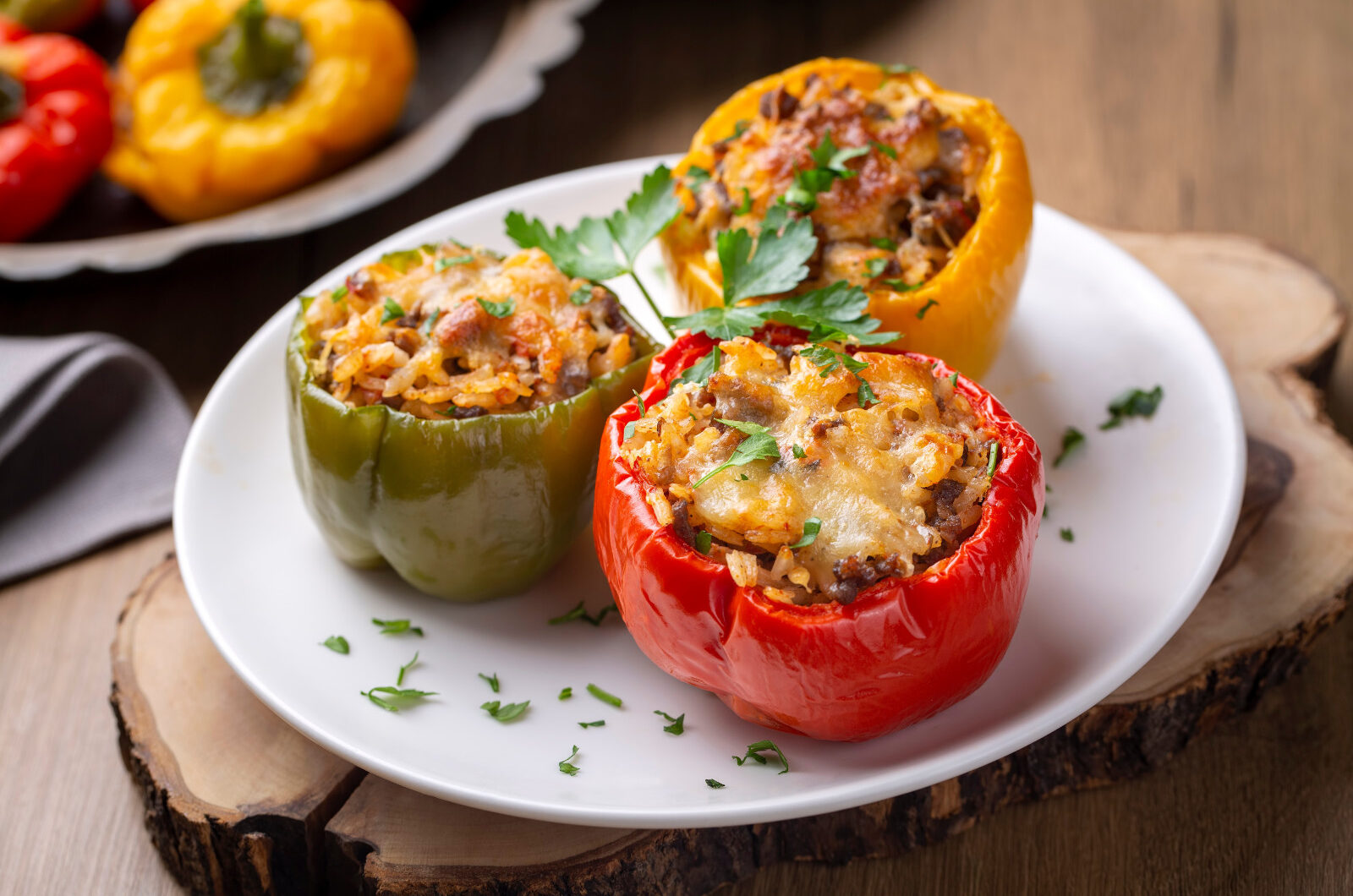 Old Fashioned Stuffed Bell Peppers