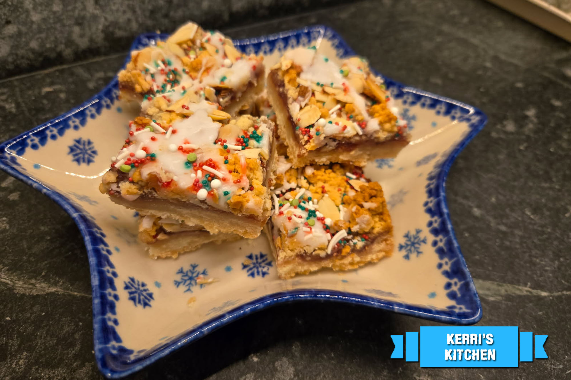 Raspberry Almond Bars