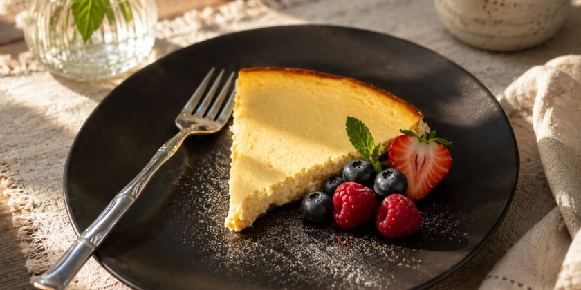 Flourless Lemon Cottage Cheese Cake