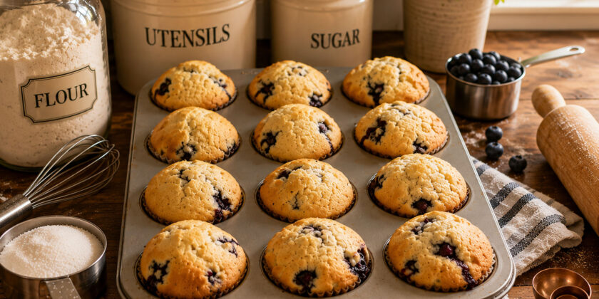 Blueberry Cream Cheese Muffins