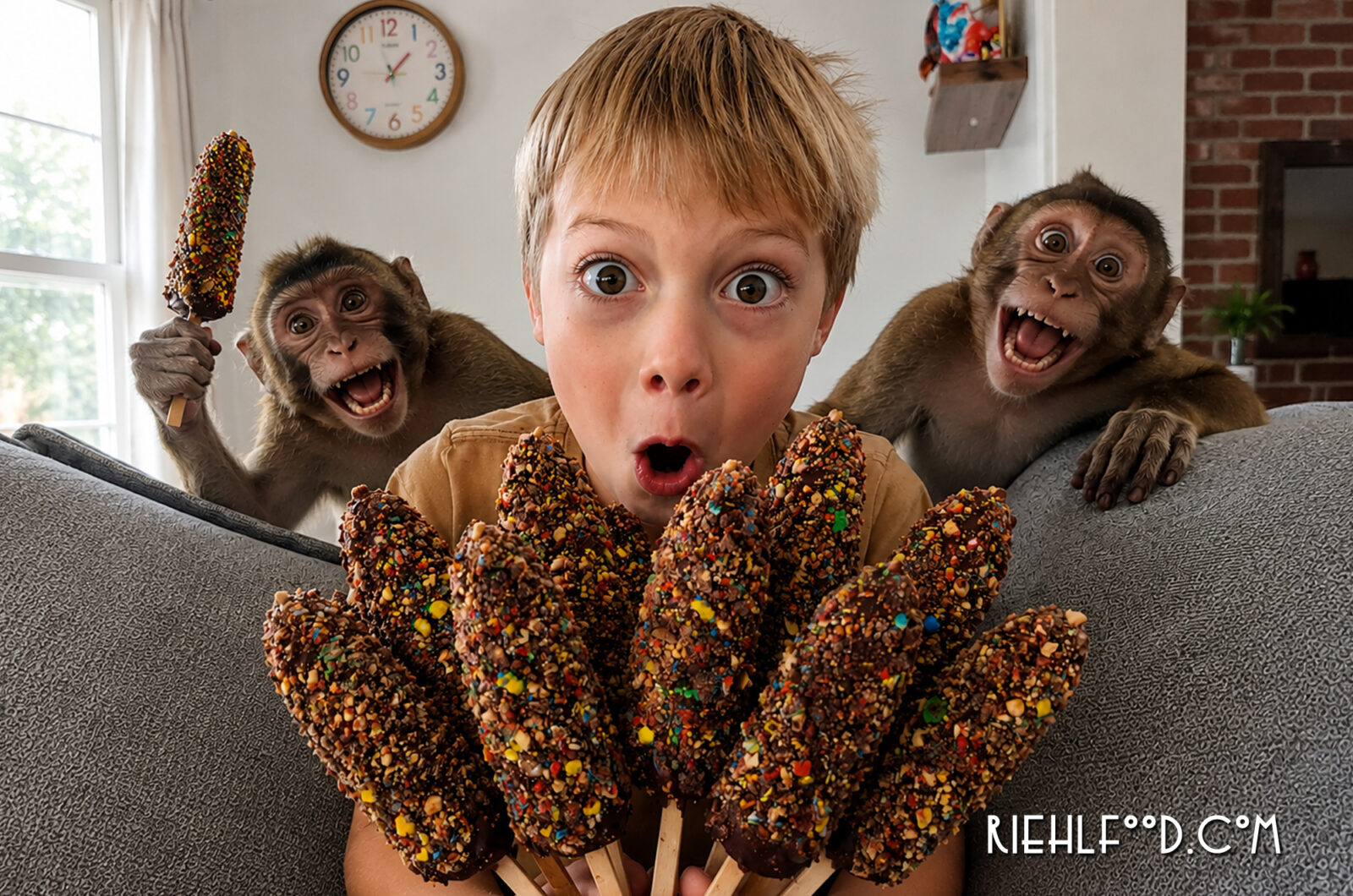 Frozen Chocolate Covered Bananas