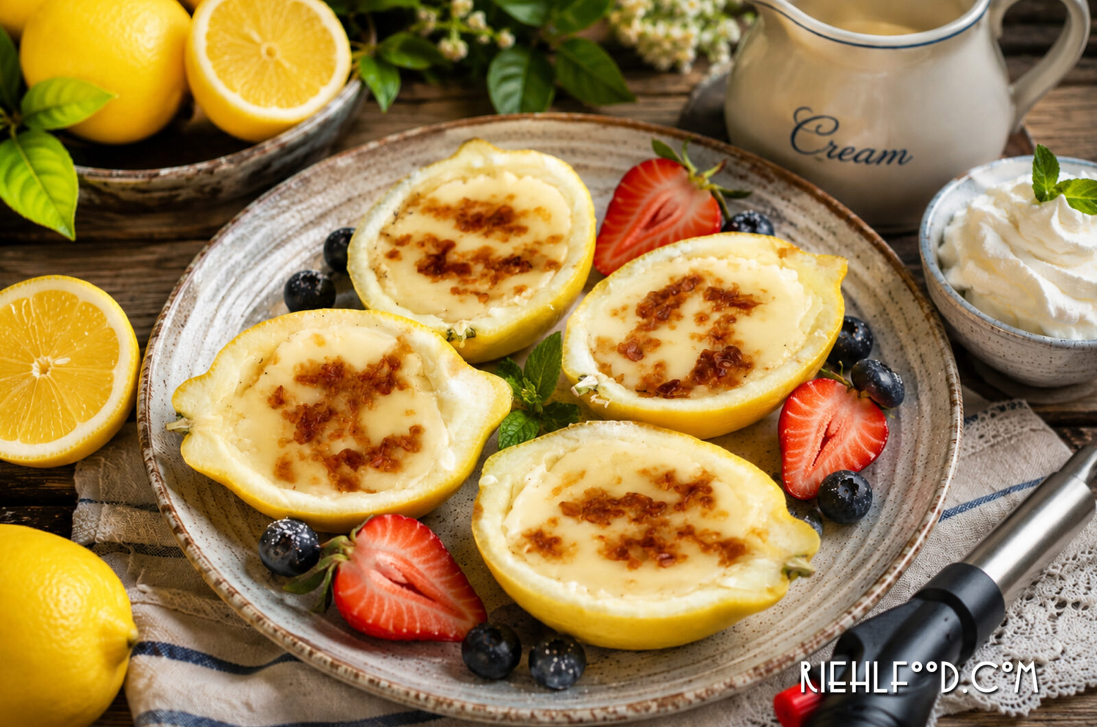 Lemon Posset Brûlée