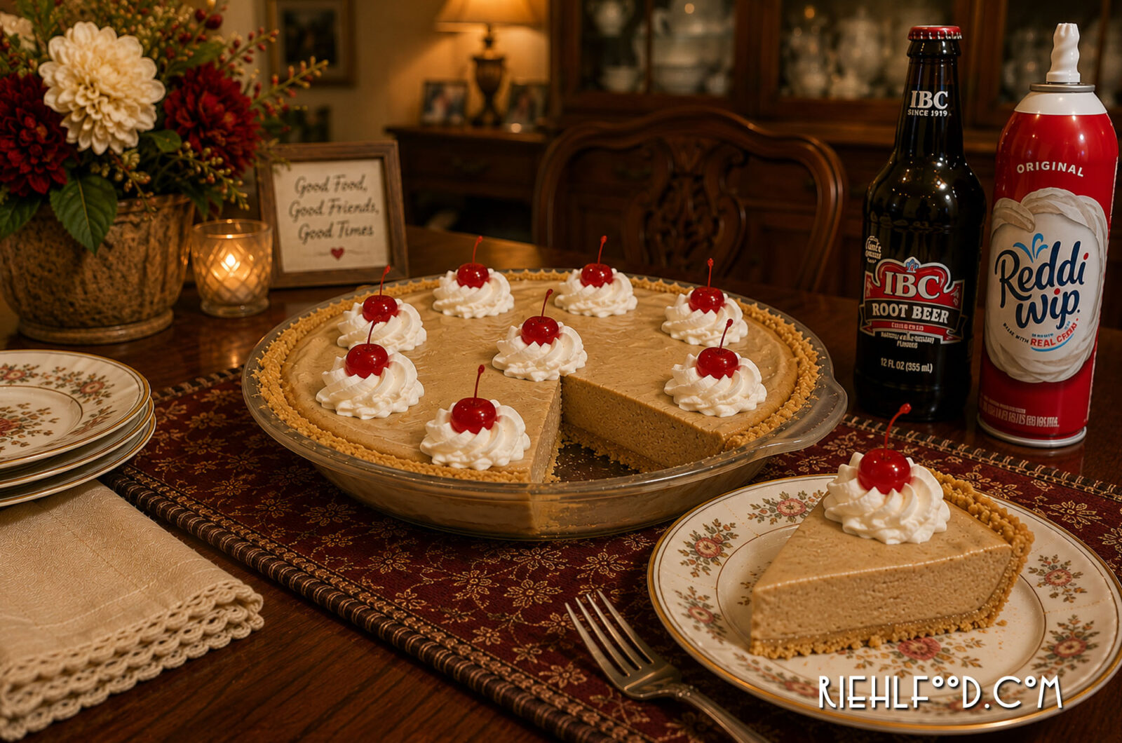 Root Beer Float Pie