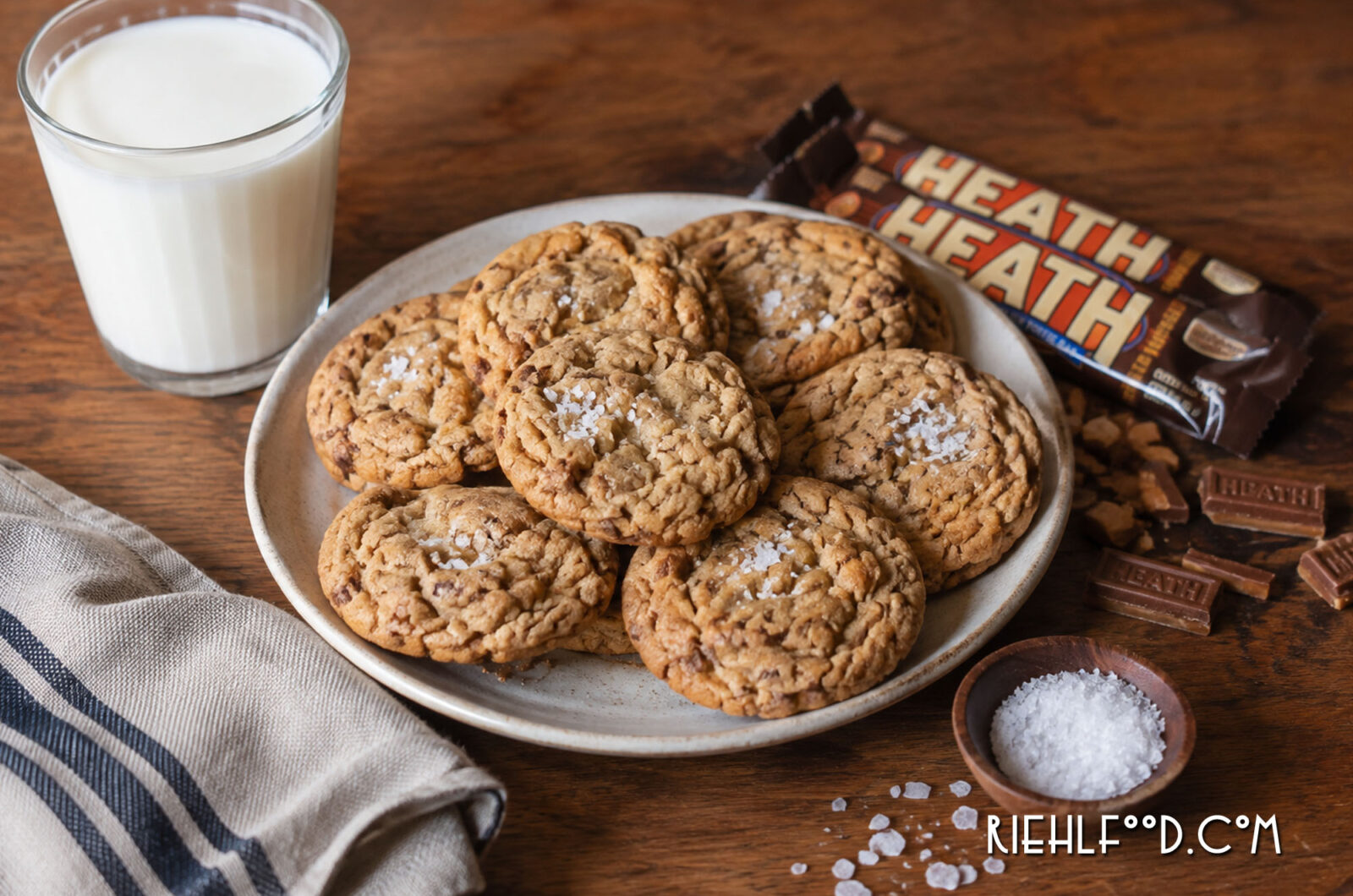 Brown Butter Toffee Cookies