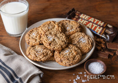 Brown Butter Toffee Cookies