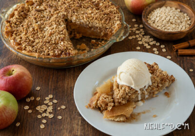 Dutch Apple Pie with Oatmeal Streusel